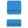 Stratic BUZZ - Ersatz-Logoplatten-Set Vorder- und Rückseite (blue)