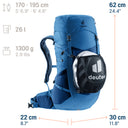 Deuter Futura 26 - Wanderrucksack 62 cm (nightblue-baltic) - Ansicht 11