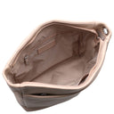 Mandarina Duck Mellow Leather - Umhängetasche L 35 cm (warm taupe) - Ansicht 6