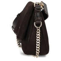 BOSS Women Yelena Flap Crossbody - Bandolera (dark brown)