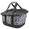 KLICKfix reisenthel Bikebasket GT 21 - Cesta portaequipajes (UniKlip 2) (leo nero)