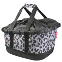 KLICKfix reisenthel Bikebasket GT 21 - Gepäckträgerkorb (UniKlip 2) (leo nero)