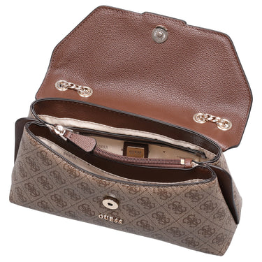 Guess Lindsey XBody Flap - Umhängetasche 27 cm (latte logo) - Ansicht 6