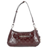 Guess Carmella Shoulder Bag - Bolso de hombro 30 cm (burgundy logo)