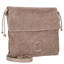 Coccinelle Lidia Suede Bim - Schultertasche 34 cm (warm taupe) - Ansicht 5