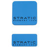Stratic BUZZ - Replacement Logo Plate Set Front and Back (blue)