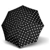Knirps T.200 M Duomatic - Paraguas de bolsillo Regenschirm (dot art black)