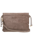 Coccinelle Lidia Suede Bim - Schultertasche 31 cm (warm taupe) - Ansicht 4