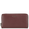 Coccinelle Metallic Soft - Cartera 7 ranuras para tarjetas 18 cm (color: berry)
