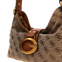 Guess Camden Mini - Schultertasche 24 cm (latte logo/cognac)