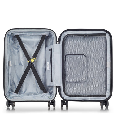 Delsey Paris Shadow 5.0 - 4-Rollen-Kabinentrolley mit Vortasche S 55 cm erw. USB (blau) - Ansicht 5