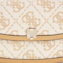 Guess Audrey Logo XBody Flap - Umhängetasche 24.5 cm (beige logo) - Ansicht 8
