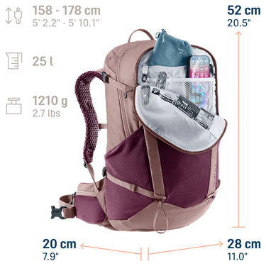 Deuter Futura 25 SL (cassis-ashrose)