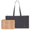 Lässig Mamaki - Bolsa de mano y organizador set 2 piezas (anthracite/beige)
