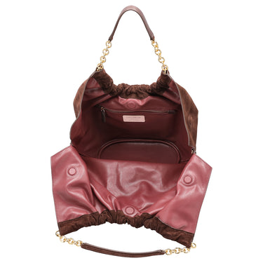 Coccinelle Smash Suede Bim - Schultertasche 27 cm (brunette/brunet) - Ansicht 6