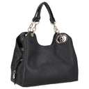 Liu Jo Faiza ECS Satchel - Schultertasche M 34 cm (nero/brass gold) - Ansicht 5