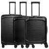 Travelite Millennium - 4-Wheel Trolley Set 3pcs expandable (black)