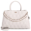 Guess Maxine Satchel - Bolso de mano 34 cm (off white)