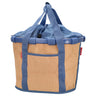 KLICKfix reisenthel Bikebasket 15 - Lenkerkorb 35 cm (raffia blue)