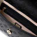 Guess Carmella Crossbody Flap - Umhängetasche 30 cm (black logo)
