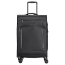 D&N Travel Line 9804 - 4-Rollen-Trolley M 68 cm erw. (black)
