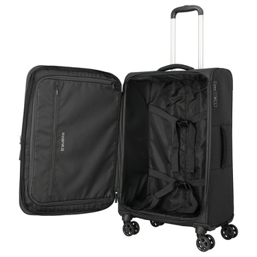 Travelite Kick Off - 4-Rollen-Trolley Set 3tlg. (black) - Ansicht 2
