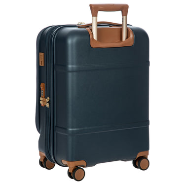 Brics Bellagio - 4-Rollen-Kabinentrolley mit Vortasche 55 cm erw. (blue/tan) - Ansicht 3