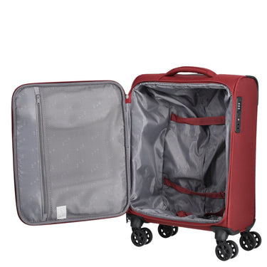 D&N Travel Line 9804 - 4-Rollen-Kabinentrolley S 55 cm (dark red) - Ansicht 6
