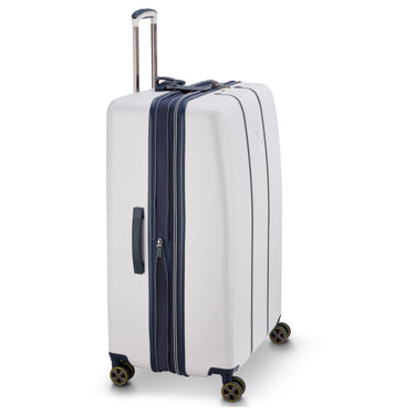 Delsey Paris Cadence - 4-Rollen-Trolley XL 82 cm erw. (elfenbein/blau) - Ansicht 3