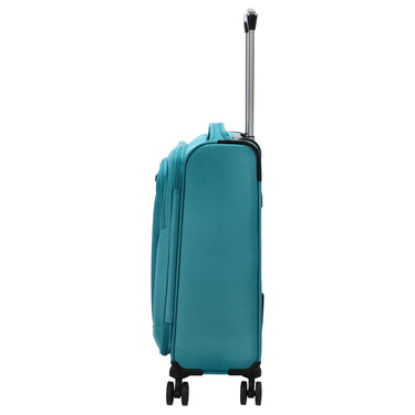 D&N Travel Line 6804 - 4-Rollen-Kabinentrolley S 55 cm (türkis) - Ansicht 3