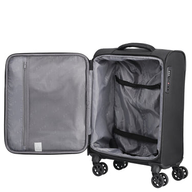 D&N Travel Line 9804 - 4-Rollen-Kabinentrolley S 55 cm (black) - Ansicht 6