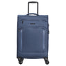 D&N Travel Line 9804 - 4-Rollen-Trolley M 68 cm erw. (dark blue)