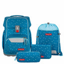 Step by Step Basis - Schulranzen Set 4tlg. (Blue Hearts)