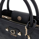 Guess Lindsey Satchel - Henkeltasche 36 cm (coal logo)