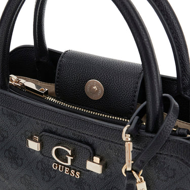 Guess Lindsey Satchel - Henkeltasche 36 cm (coal logo)