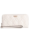 Guess Maxine SLG Large Zip - Cartera 12cc 20.5 cm (off white)