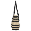 Seidenfelt Savonlinna - Shopper 47 cm (natural straw with black stripes) - Ansicht 3
