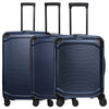 Travelite Millennium - 4-Wheel Trolley Set 3pcs expandable (navy)