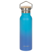 Lässig Double Walled Bottle Stainless Steel Unique - Trinkflasche 460ml (Unique Gradient Blue)