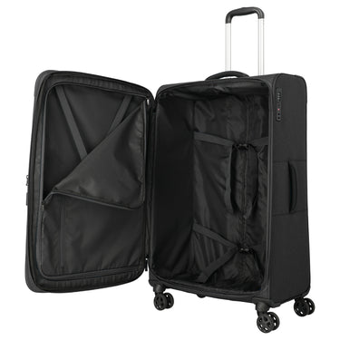 Travelite Kick Off - 4-Rollen-Trolley L 78 cm erw. (black) - Ansicht 3