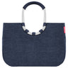 reisenthel shopping loopshopper L - Einkaufstasche mit Bügel 46 cm (twist navy)