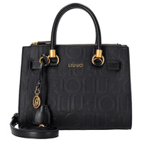 Liu Jo Manh S Satchel Logoprägung - Bolso bandolera 27 cm (nero)