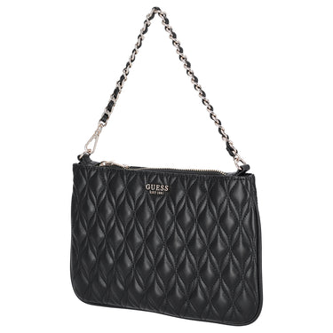 Guess Maxine Quilted Flat Pouch - Schultertasche 24 cm (black) - Ansicht 2