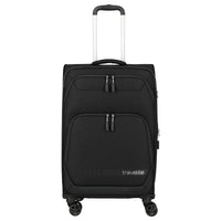 Travelite Kick Off - 4-Rollen-Trolley M 67 cm erw. (black)