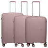 Travelite Tamaris Voyaage - Juego de trolley con 4 ruedas 3 piezas L/M/S (blush)