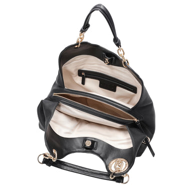 Liu Jo Faiza ECS Satchel - Schultertasche M 34 cm (nero/brass gold) - Ansicht 6