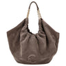 Coccinelle Smash Suede Bim - Schultertasche 35 cm (warm taupe)