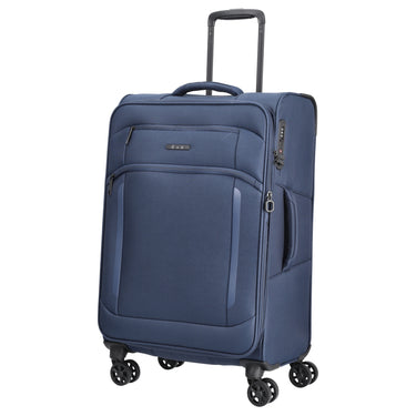 D&N Travel Line 9804 - 4-Rollen-Trolley M 68 cm erw. (dark blue) - Ansicht 2