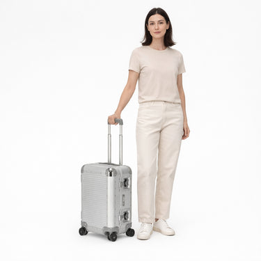 FPM Milano Bank S aluminum Spinner 53 - 4-Rollen-Kabinentrolley 53 cm (moonlight silver) - Ansicht 10