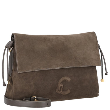 Coccinelle Lidia Suede Bim - Schultertasche 31 cm (fango/fango) - Ansicht 5